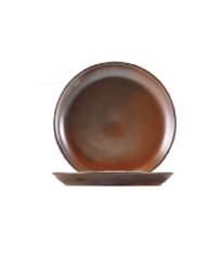 Rustic Copper Terra Coupe Plate